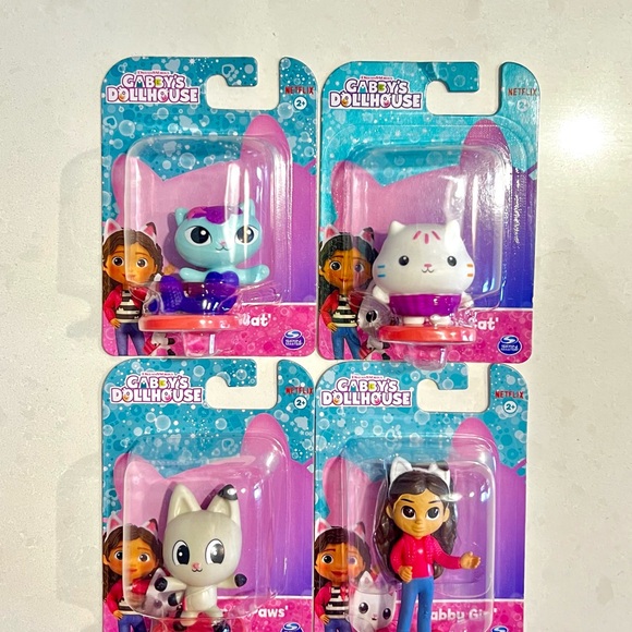 Gabby's Dollhouse Mini Figure Toy Set of 4 - Picture 1 of 2